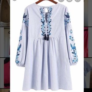 Goodnight Macaroon embroidered dress